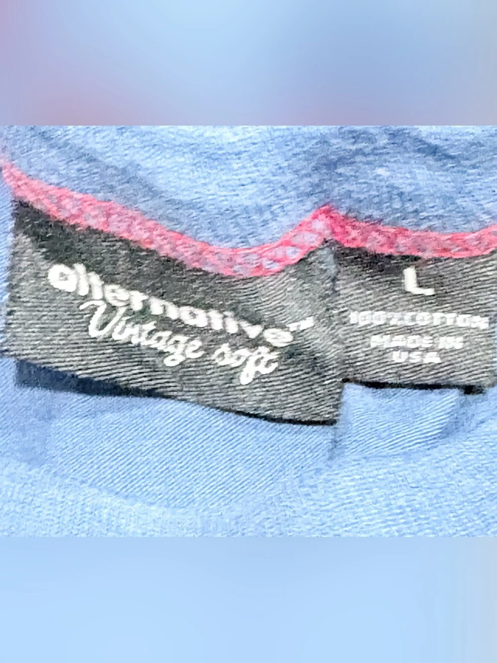 Alternative Vintage Soft Men’s Slate Blue Short Sleeve Tee